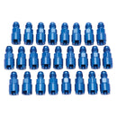 Russell Performance Adapter -6 AN Male to 5/16in Quick Disconnect Screw - Blue (Bulk Pkg 25)-1