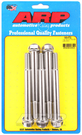 1/2-13 X 4.750 SS HEX 5PK