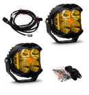 Baja Designs LP4 Pro Driving/Combo LED - Amber (Pair)-1