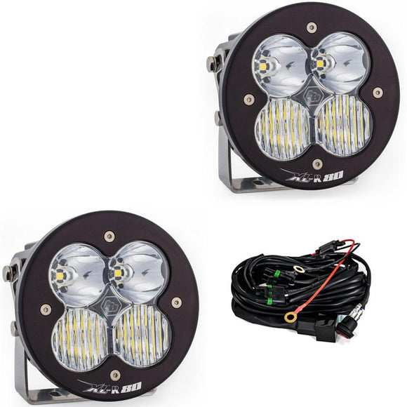 Baja Designs XL R 80 Series Driving Combo Pattern Pair LED Light Pods