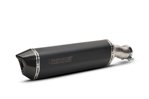 Remus 2016 BMW R 1200 GS 92 kW 1G12 (Euro 4) Black Hawk Black Slip On w/Heat Shield
