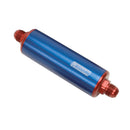 Russell Performance Red/Blue Anodized Aluminum (8-1/4in Length -10 male inlet/outlet)-1