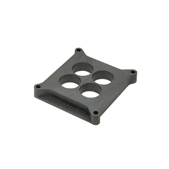 Moroso 4150/4160 Carburetor Spacer - 4 Hole Plenum - 1in - Plastic
