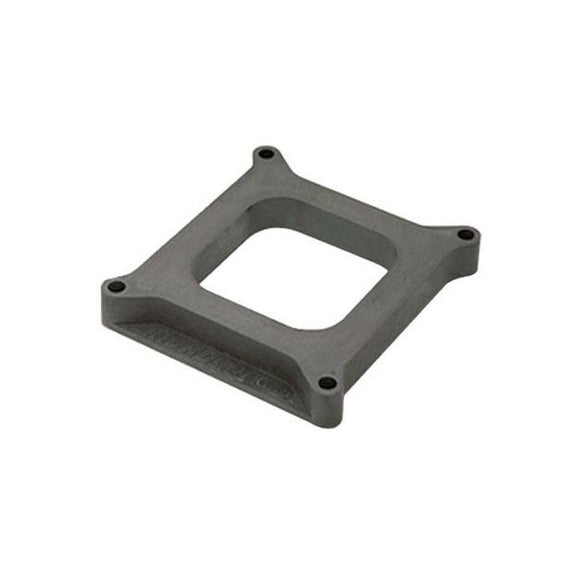 Moroso 4150/4160 Carburetor Spacer - 3.62in ID - Open Plenum - 1in - Plastic