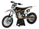 New Ray Toys Husqvarna Rockstar FC450 Team (Malcolm Stewart #27)/ Scale - 1:12-1