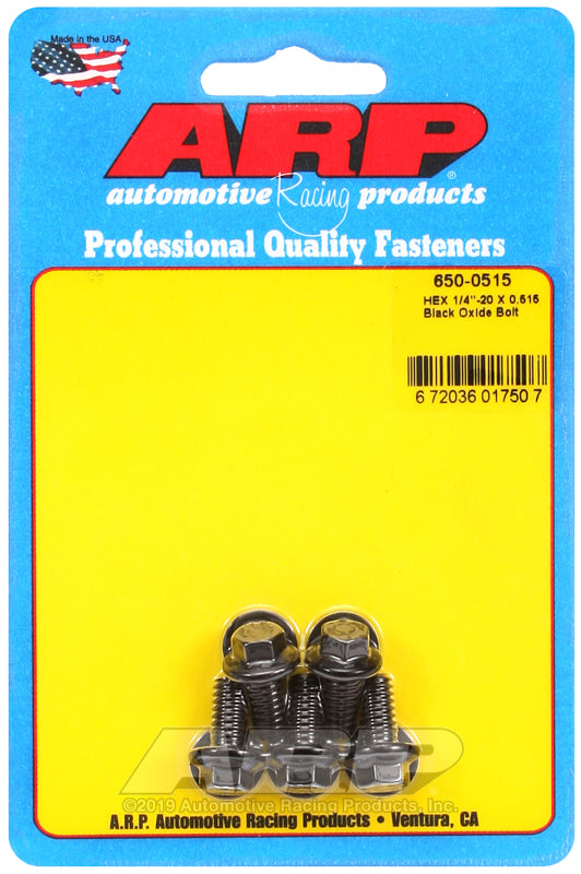 1/4-20 X 0.515 BLK HEX 5PK