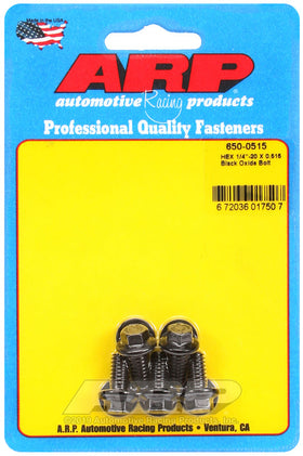 1/4-20 X 0.515 BLK HEX 5PK