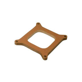 Moroso 4150/4160 Carburetor Spacer - Open Plenum - 1/2in - Wood