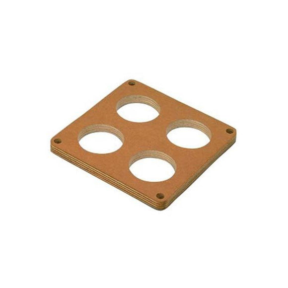 Moroso 4500 Carburetor Spacer - 4 Hole Plenum - 1/2in - Wood