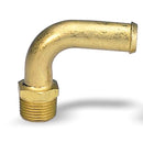 Moroso Streamline Fuel Line Fitting - 3/8in NPT to 1/2in Hose - 90 Degree - Single-1