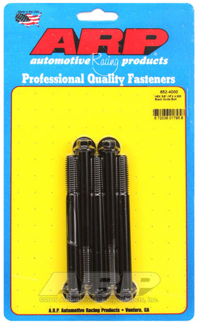 3/8-16 X 4.000 BLK 3/8 HEX 5PK