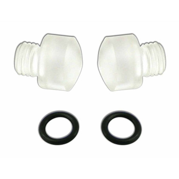 Moroso Clear-View Sight Plug w/O-Ring - 2 Pack