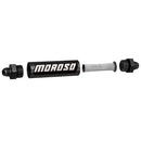 Moroso In-Line Fuel Filter - 5-1/8in - 3/8in NPT - 40 Micron SS Filter - Aluminum-1