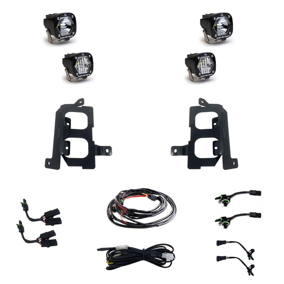 Baja Designs GMC 2020-22 Sierra 2500HD/3500HD S1 Dual Fog Pocket Light Kit