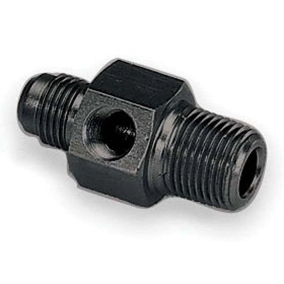 Moroso Fuel Pressure Gauge Fitting - 3/8in NPT Male to -6An Male