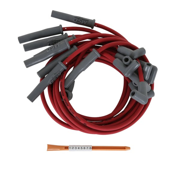 MSD Wire Set. Super Conductor. Ford 351M-400. HEI