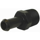 Moroso Air/Oil Separator Fuel Line Fitting - 3/8in to 3/8in Hose - Straight - Black - Single-1