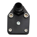 Moroso Chevrolet Small Block Fuel Pump Block-Off Plate w/Fitting - Billet Aluminum-1