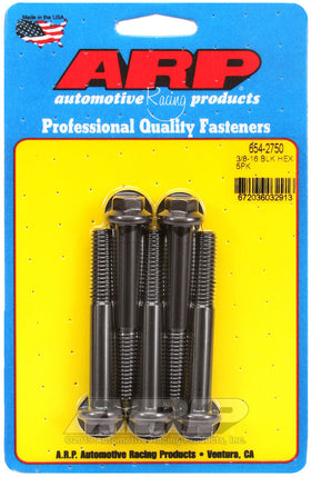 3/8-16 X 2.750 BLK HEX 5PK
