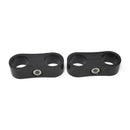 Russell Hose Separator for -8 Braided Hose - Black Anodized (2 Pack)-2
