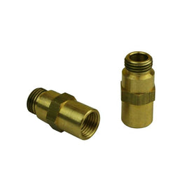 Moroso Jet Spacer - Holley - 5/16in-32 STD - Brass - 2 Pack