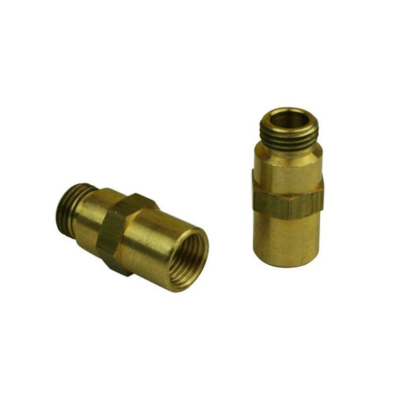 Moroso Jet Spacer - Holley - 5/16in-32 STD - Brass - 2 Pack