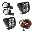 Baja Designs Squadron Pro LED Light Pods Kit w/Horizontal Mounts/2.00in Harness-1