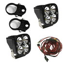 Baja Designs Squadron Pro LED Light Pods Kit w/Vertical Mounts/2.00in Harness-1