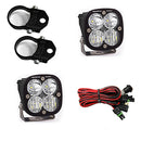 Baja Designs Squadron Sport Polaris A-Pillar LED Light Pods w/ 1.75in Harness/Mounts Kit-1