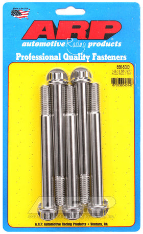 ARP 1/2-13 in. Thread, 5.00 in Stainless Steel 300 Bolts - Set of 5