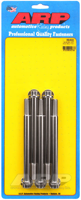 1/2-33 X 6.000 SS 12PT 5PK