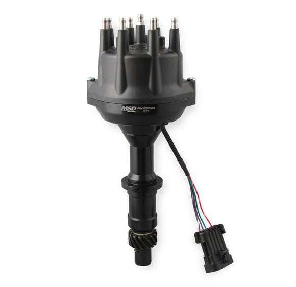 MSD Dist.. Black. Dual Sync. Pontiac V8