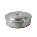 Moroso Low Profile Racing Air Cleaner - 16in x 4in Filter - Aluminum - 4500 Dominator/King Demon-1