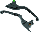 Bikers Choice 15-17 FLST FXST Black Slotted Lever Set-1