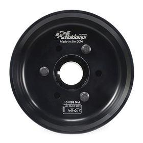 Fluidampr Chevy LSX 6-1/4in Damper w/Single 8 Rib 6.57in Dia Pulley Steel Internally Balanced Damper