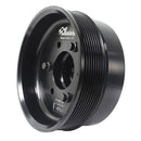 Fluidampr Chevy LSX 6-1/4in Damper w/Single 8 Rib 6.57in Dia Pulley Steel Internally Balanced Damper-2