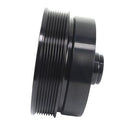 Fluidampr Chevy LSX 6-1/4in Damper w/Single 8 Rib 6.57in Dia Pulley Steel Internally Balanced Damper-6