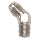 Russell Performance -6 AN to 1/8in NPT 45 Degree Flare to Pipe Adapter-1