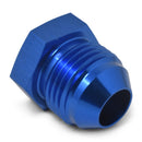 Russell Performance -4 AN Flare Plug (Blue)-1