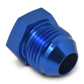 Russell Performance -4 AN Flare Plug (Blue)