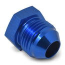 Russell Performance -6 AN Flare Plug (Blue)-1