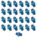 Russell Performance -6 AN Flare Union (Blue) (25 pcs.)-1