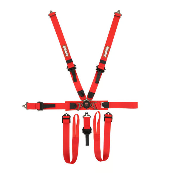 RACEQUIP FIA 6PT PULL UP LAP FHR FORMULA SUB RED
