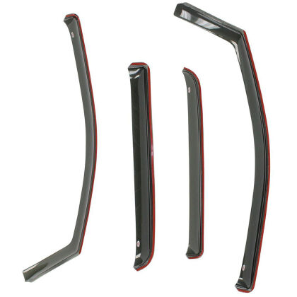 Westin 2007-2021 Toyota Tundra Crew Max Wade In-Channel Wind Deflector 4pc - Smoke