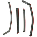 Westin 2007-2021 Toyota Tundra Crew Max Wade In-Channel Wind Deflector 4pc - Smoke-2