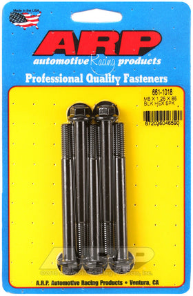 M8 X 1.25 X 85 BLK HEX 5PK
