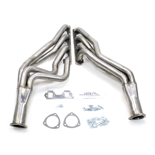 JBA 65-73 Ford Mustang 260-302 SBF 4 Speed C4/C6/AOD 1-3/4in Primary Raw 409SS Long Tube Header