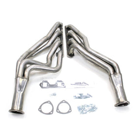 JBA 65-73 Ford Mustang 260-302 SBF 4 Speed C4/C6/AOD 1-3/4in Primary Raw 409SS Long Tube Header