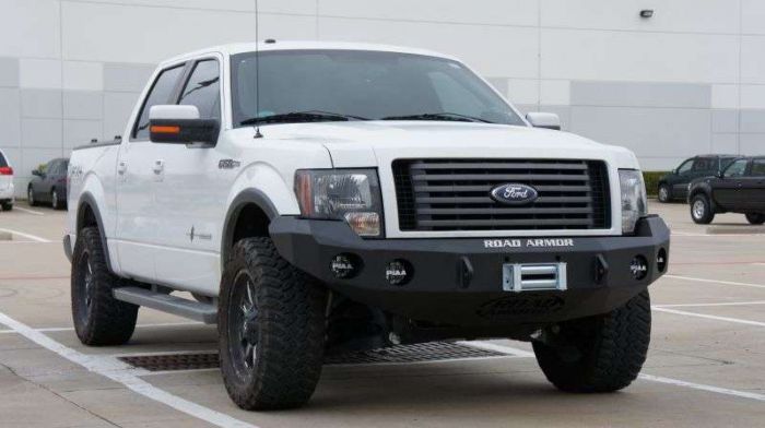 Road Armor 09-14 Ford F-150 Stealth Front Winch Bumper - Tex Blk