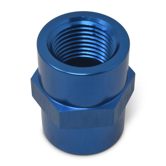 Russell Performance 1/8in Female Pipe Coupler (Blue)